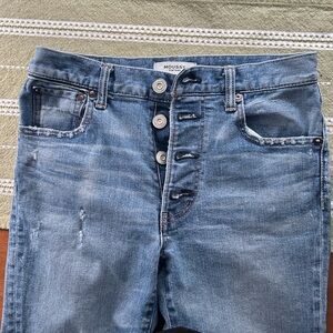 Moussy Light Blue Button-Fly Denim Jeans. Only measurements/priced to sell.